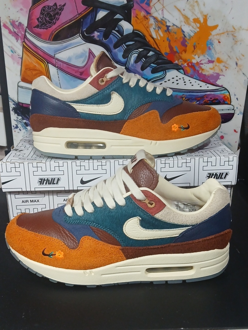 Kasina x Nike Air Max 1 SP  'Won-Ang-Orange' (2021) Mens-10 100% Authentic!